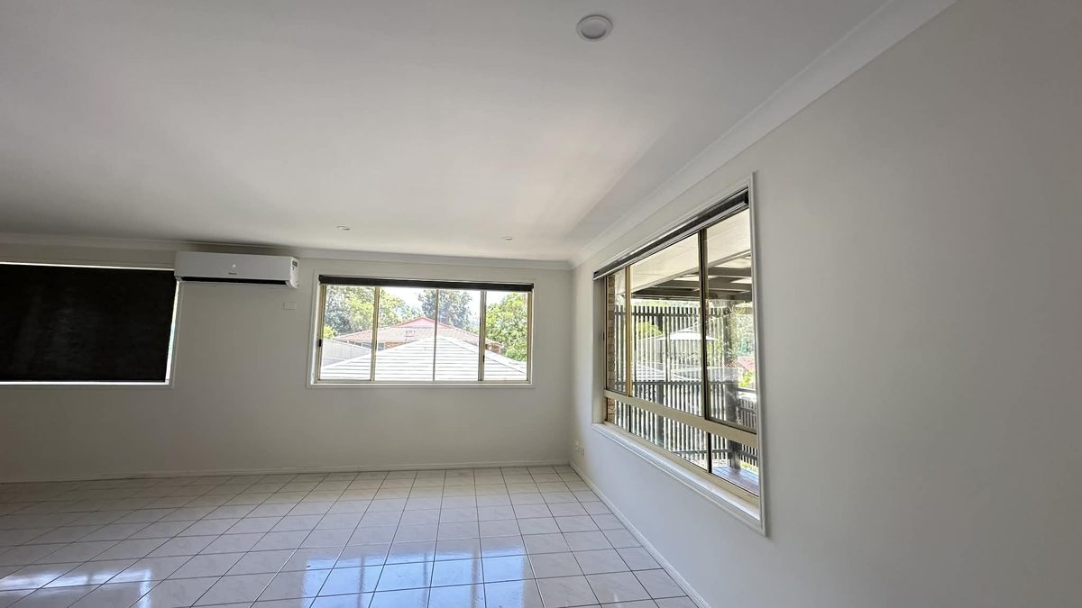 Freshly repainted interior space at Bilambil